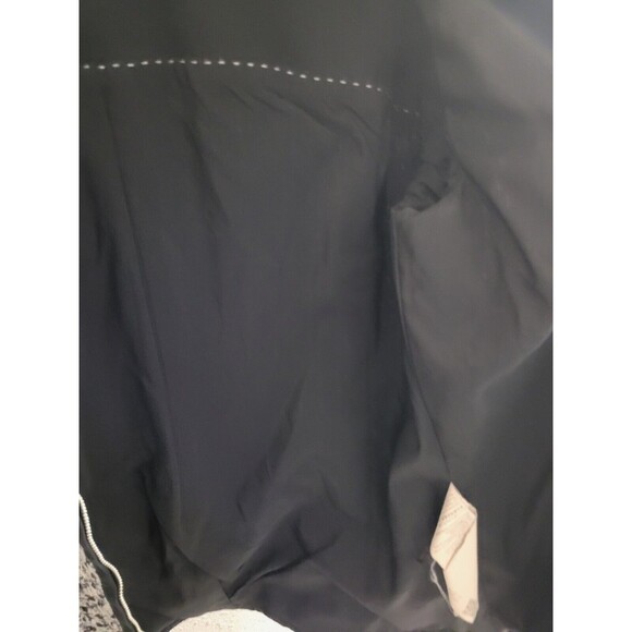 Hugo Boss Kalaila  Tweed Woven Texture Fringe  Zipper Front Lined Size 2 Blazer - Picture 4 of 8